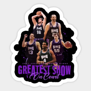 Sacramento Kings Greatest Show On Court Sticker